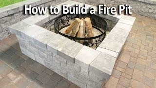 How To Build A Square Fire Pit