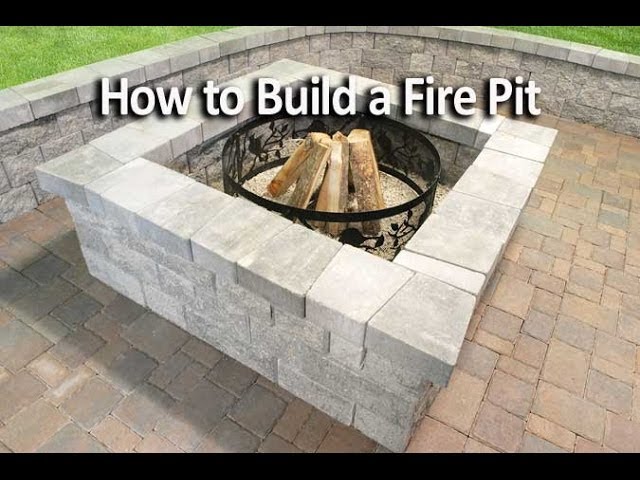 How To Build A Square Fire Pit You, Square Fire Pit Insert Kit