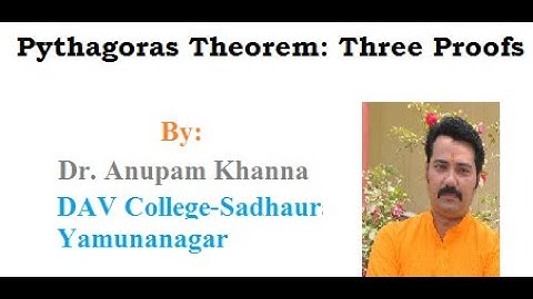Pythagoras Theorem Proofs (Based on Vedic Maths)