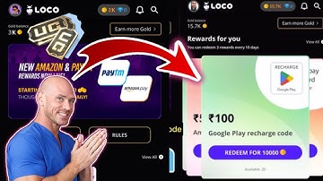 Loco app Rewards available | Loco app UC in BGMi | Loco app Free Fire diamond | google Redeem code