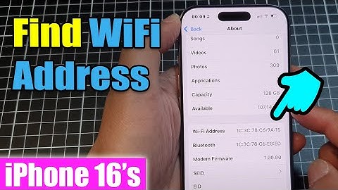 iPhone 16/16 Pro Max: How to Find WiFi Address