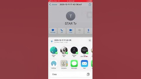 Simple steps on how to save VCF file on iPhone