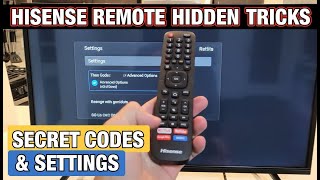 Hisense TV Remote Hidden Shortcut Tricks | Secret Codes & Settings You Must Know
