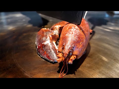 Giant Lobster Teppanyaki - Gourmet Food in Gangnam