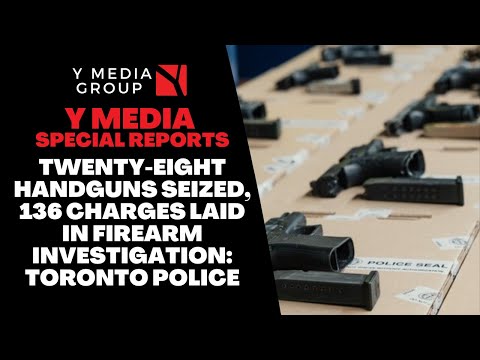 Twenty-Eight Handguns Seized, 136 Charges Laid In Firearm Investigation: Toronto Police