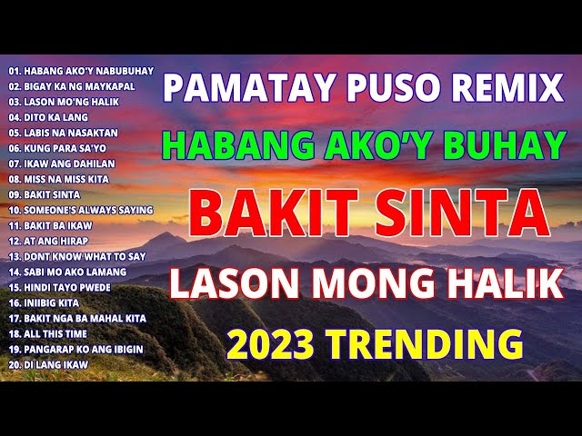 Top TRENDING TAGALOG LOVE SONG NONSTOP - Pampatulog Pamatay Puso class=