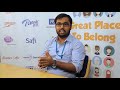 Prateek Bajpai, from Indian Institute of Management (IIM-A) talks about his experience with us