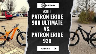 Scott Patron eRide 920 vs. Scott Patron eRide 900 Ultimate. Der Vergleich.