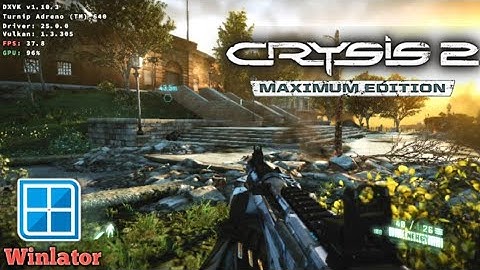 Winlator 10 - Crysis 2 Maximum Edition (Windows) on Android Poco X3 Pro