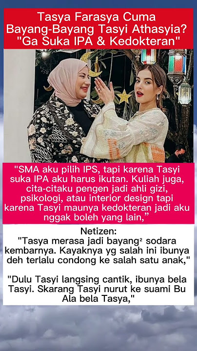 TASYA FARASYA CUMA BAYANG BAYANG TASYI ATHASYIA. #tasyafarasya#gosipartis #beritaterkini