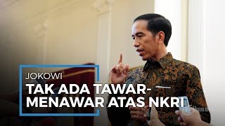 Klaim China atas Natuna, Jokowi Katakan Tak Ada Tawar menawar atas Kedaulatan NKRI