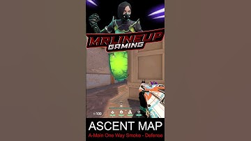 Viper A-Main One Way Smoke - Ascent Map | Valorant #shorts #valorant #viperonewaysmoke #viperlineups