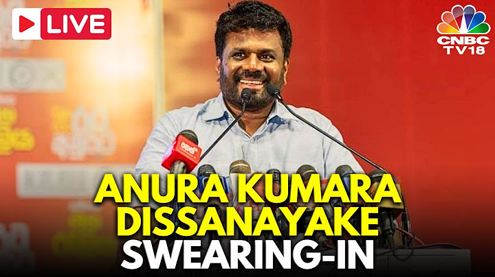 LIVE: Anura Kumara Dissanayake Swearing in as New President of SL | Sri Lanka Election Results| N18G