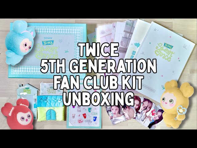 TWICE 5th Generation FAN CLUB KIT UNBOXING - YouTube