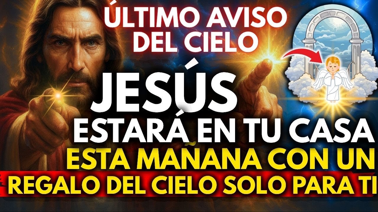 🚨 ¡URGENTE! JESÚS ESTARÁ EN TU CASA ESTA MAÑANA CON UN REGALO DEL CIELO SOLO PARA TI