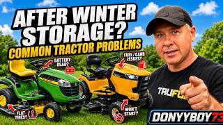 TOP 3 Lawn Tractor Problems After Winter Storage & How To Fix!