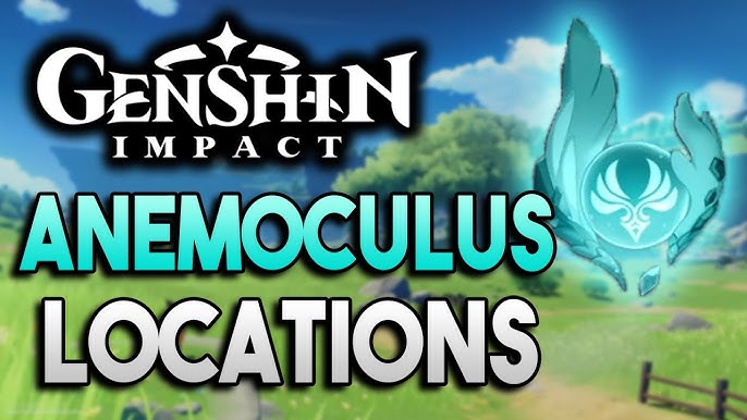 All Anemoculus Locations Genshin Impact Youtube