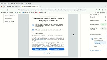 How to Create Google Adsense GDPR Message