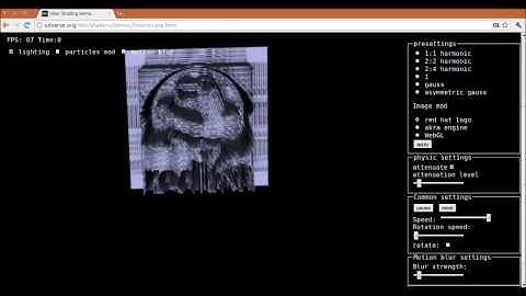 Physical modeling in WebGL / Akra 3D Engine