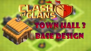 How to base design | Clash Of Clans Town Hall 3 Base Design | CoC Base TH Design Ideas and Examples screenshot 3