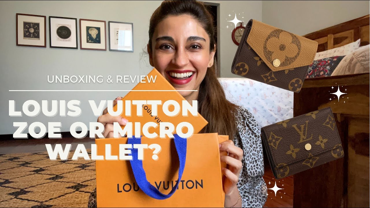 Unboxing & Review ✨ Louis Vuitton Zoe or Micro Wallet? Which one did I  choose🧐 