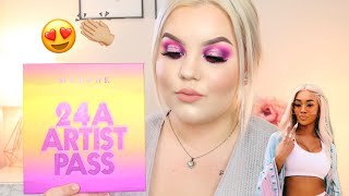 MORPHE X SAWEETIE 24A ARTIST PASS PALETTE | First Impressions Review \& Tutorial