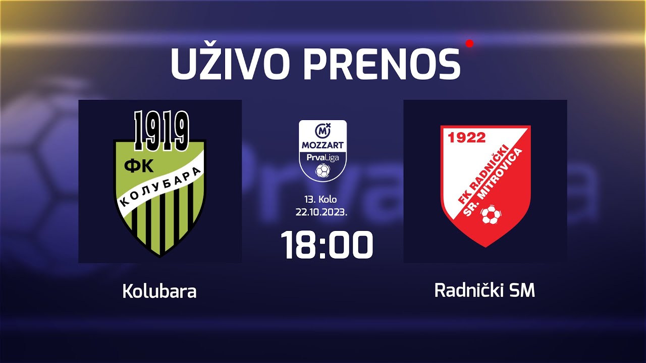 FK Kolubara v Radnicki Pirot » Live Score + Odds and Stats