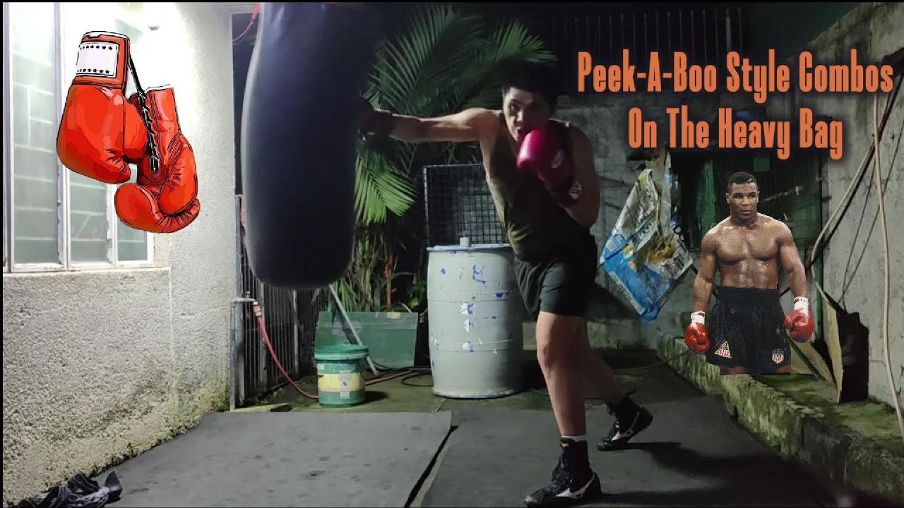 Heavy Bag Combos Peekaboo Style Boxing YouTube