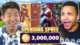 We Each Have 3 MILLION COINS To Build A GOD SQUAD! Madden 23