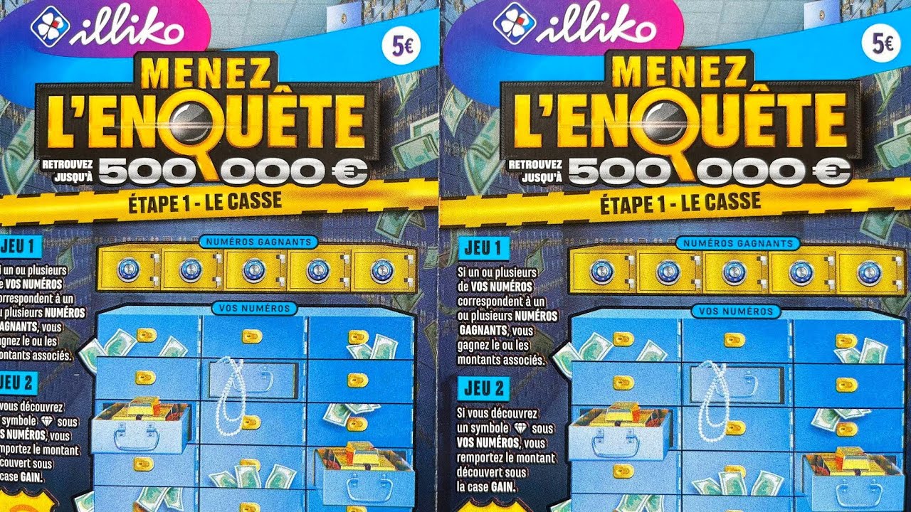 Mes gains aux jeux à gratter Illico de la Française des jeux