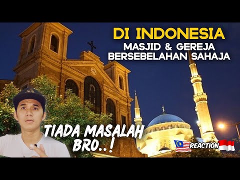 WOW‼️ Hanya Di Indonesia 🇮🇩 Sebanyak 10 Gereja & Masjid Saling Berdampingan 