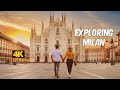  milan walking tour 4k mustsee sights  hidden gemscaptions  narration