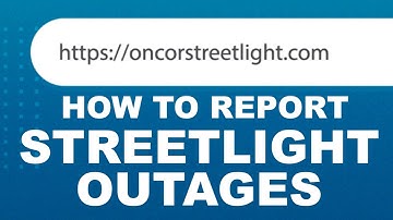 Reporting a Streetlight Outage