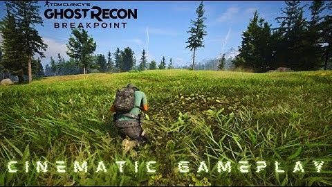 Ghost Recon Breakpoint with minimal HUD, Authentic warfare sound mod, and custom cinematic reshade
