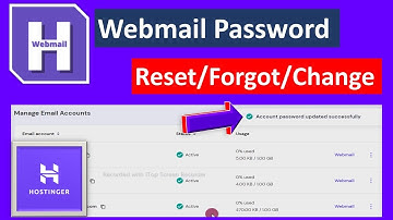 Hostinger webmail ka password kaise forgot/reset/change kare | How to Change password webmail