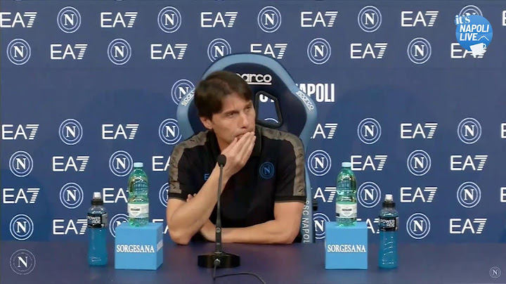NAPOLI-VERONA, la conferenza stampa di ANTONIO CONTE