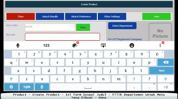 Tutorial Input Produk MPos Seamlez POSNDROID XA10