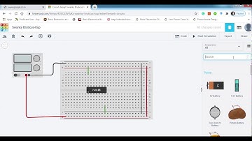 Verification of Truth table of AND Gate using Tinker cad