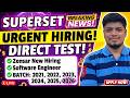 🔥Zensar New Mass Hiring (Software Engineer) | Superset Direct Test | Off Campus Drive 2021-2026