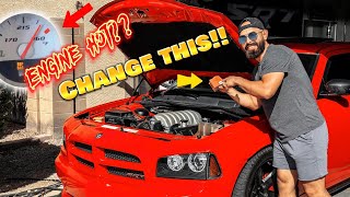 Was Having Overheating Issues on my Dodge Charger And I Did This!!! **CHEAP AND FAST FIX!**