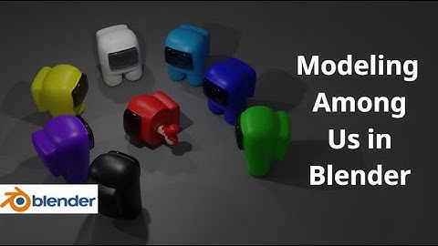 Blender 3D - Modeling Among Us | Timelapse
