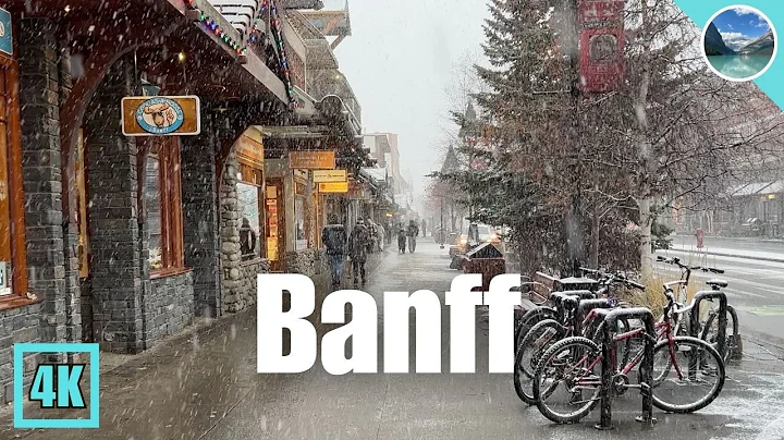 ⛄️❄️ Heavy Snow in Banff (Winter 2025)