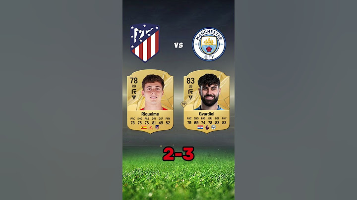 Atletico Madrid vs Man City