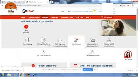 How to add beneficiary in Kotak Mahindra Bank Net banking | Kotak Bank में Beneficiary कैसे Add करें