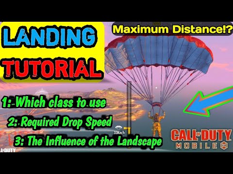 MAXIMUM LANDING DISTANCE TUTORIAL EXPLAINED DO'S AND DON'T | TIPS LAND FAR COD MOBILE BATTLE ROYALE