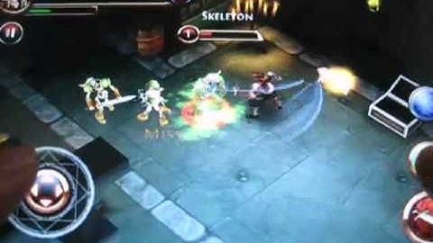 android 2.2 tablet pc haipad m7 play 3d game dungeon hunter