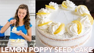 Lemon Poppy Seed Cake with Lemon Buttercream Frosting