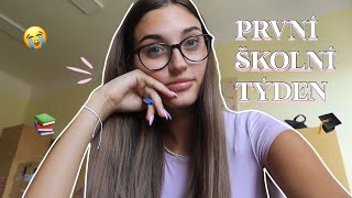 PRVNÍ ŠKOLNÍ TÝDEN! - VLOG | AW