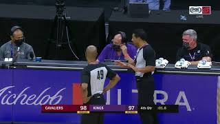 Harrison Barnes Crazy Buzzer Beater after De'Aaron Fox's Football Pass