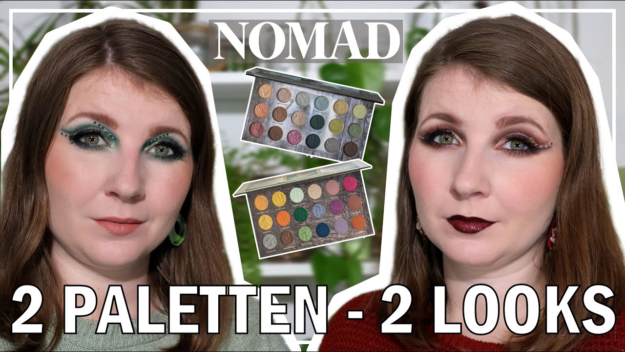 HALLOWEEN PALETTEN von Nomad Cosmetics👻Ghost Town USA & Haunted Europe | 2 Paletten - 2 Looks
